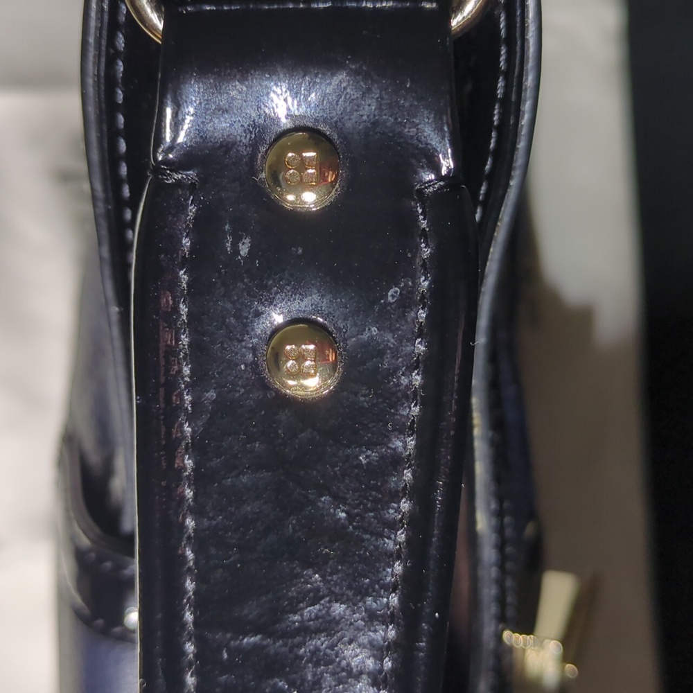 Kate Spade Pebbled Leather Midnight Blue Hobo Shoulder Bag & Kate Spade Bracelet - Picture 8 of 12